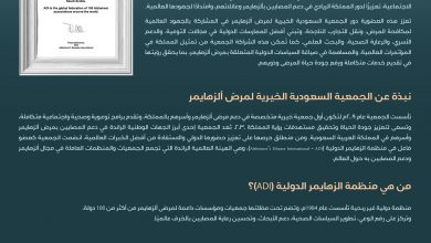 Photo of تنضم الجمعية السعودية الخيرية لمرض ألزهايمر إلى منظمة الزهايمر الدولية تعزيزًا للمكانة العالمية للمملكة في مجال الرعاية الصحية ومواكبة لرؤية المملكة العربية السعودية 2030